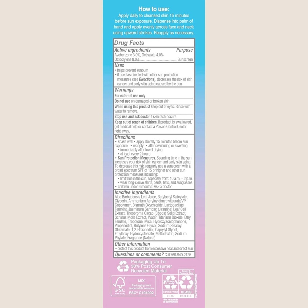 BNIB Coola Dew Good Illuminating Serum Sunscreen with Probiotic Technology SPF30 - Picture 7 of 9